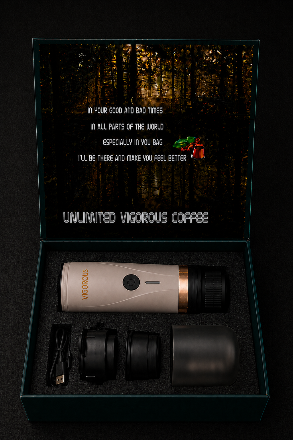 VIGOROUS Nano Portable Espresso Machine