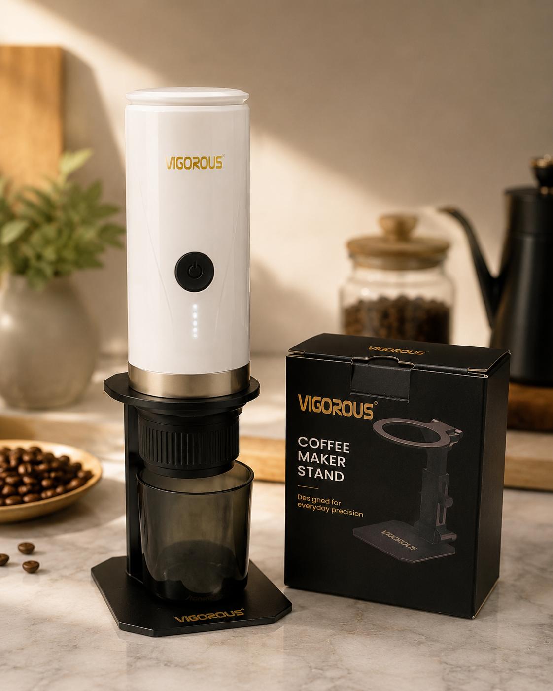 VIGOROUS professional stand with machine